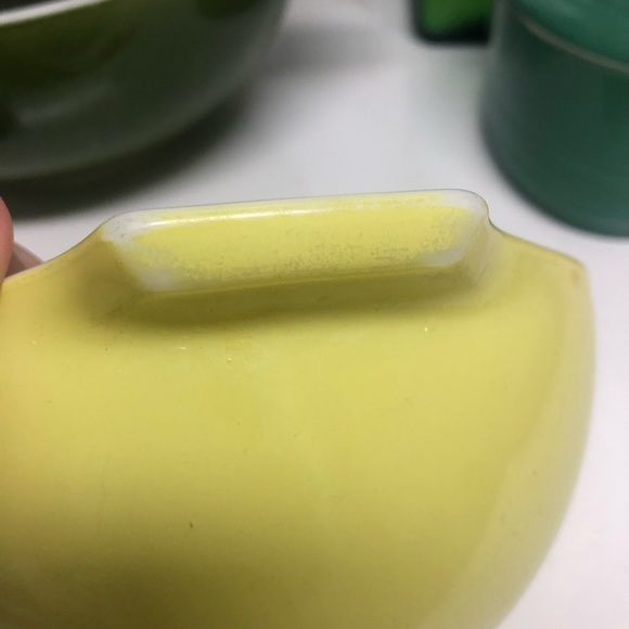 Vintage PYREX Verde Green Cinderella Nesting Mixing Bowls Set Avocado 441 - 444 - Picture 12 of 12